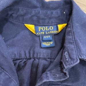 Polo by Ralph Lauren Dark Blue Button-Up Dress